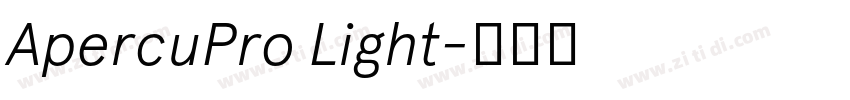 ApercuPro Light字体转换 ApercuPro Light字体转换